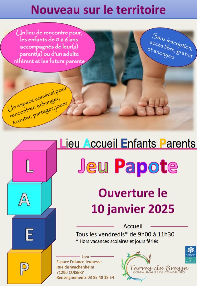 CC Terres de Bresse : ouverture du LAEP